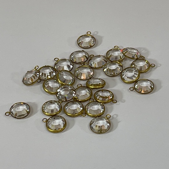 Vintage Swarovski 11mm Crystal Channel Charms - Picture 3 of 10